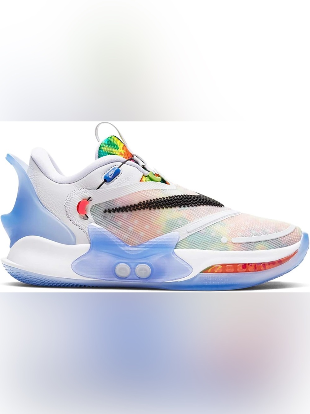 Nike adapt bb 2.0 Tie-Dye w/ charging dock and plug | Men’s 7 OR Women’s 9 wide